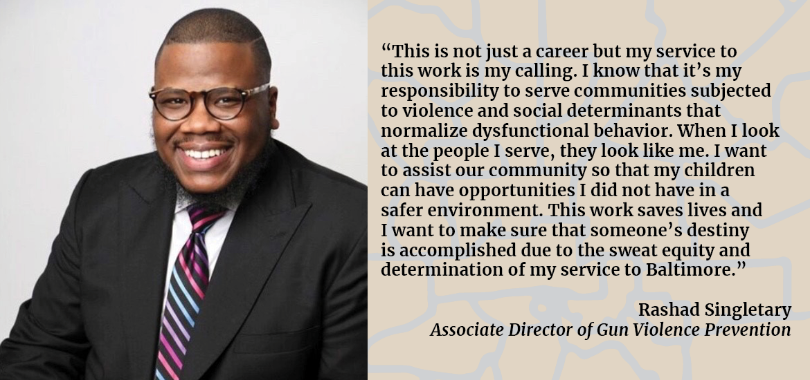 “This is not just a career but my service to this work is my calling. I know that it’s my responsibility to serve communities subjected to violence and social determinants that normalize dysfunctional behavior. When I look at the people I serve, they look